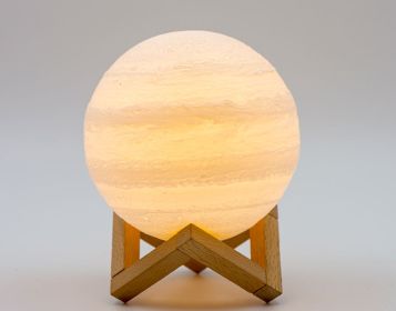 Double color touch 3D printing earth Jupiter lamp (Option: Jupiter-13CM-Upgrade)